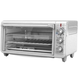 Black + Decker Horno Tostador con Freidora de Aire 8 rebanadas inox TO3265xSS-LA