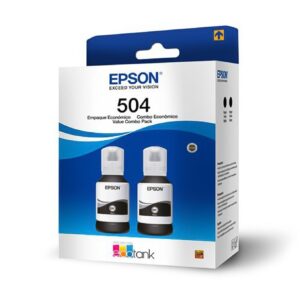 Epson pack de 2 piezas de tintas T504 negro - T504120-2P