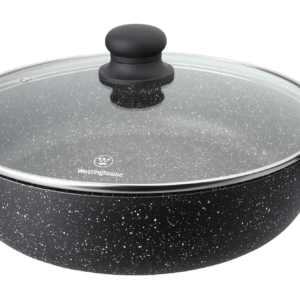 Westinghouse cacerola baja con tapa marmol negro 28 cm WCCC0009L28MBB