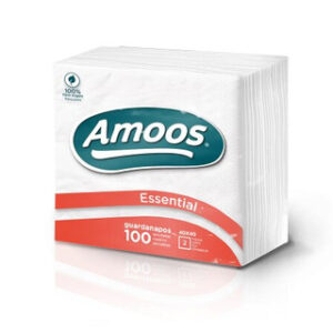 Amoos servilleta Essential 22X22 cm P100 C2 paq x 24 - T622059