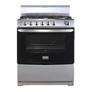 Frigidaire cocina de gas 30" 6 quemadores silver FKGH30C3MDQG