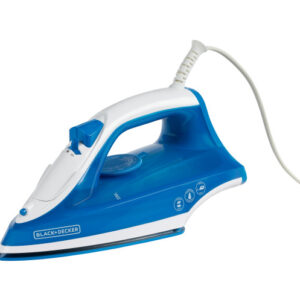 Black + Decker plancha golpe de vapor ceramica trueglide azul - IRBD350