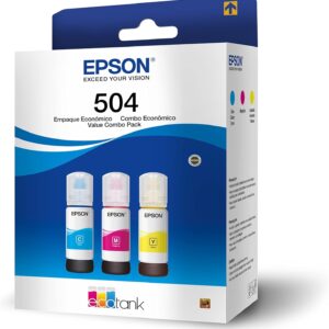 Epson botellas de tinta 3-pack cyan, magenta, amarillo 70ml C/U T504 - T504520-3P