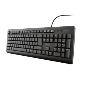 Trust teclado alambrico  primo usb negro 23883